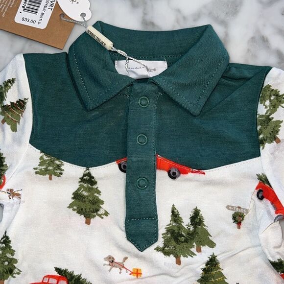 NWT ANGEL DEAR HOLIDAY BODYSUIT - Picture 2 of 6